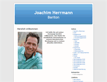 Tablet Screenshot of herrmannjoachim.de